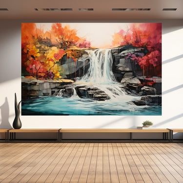 Waterfall Art Painting